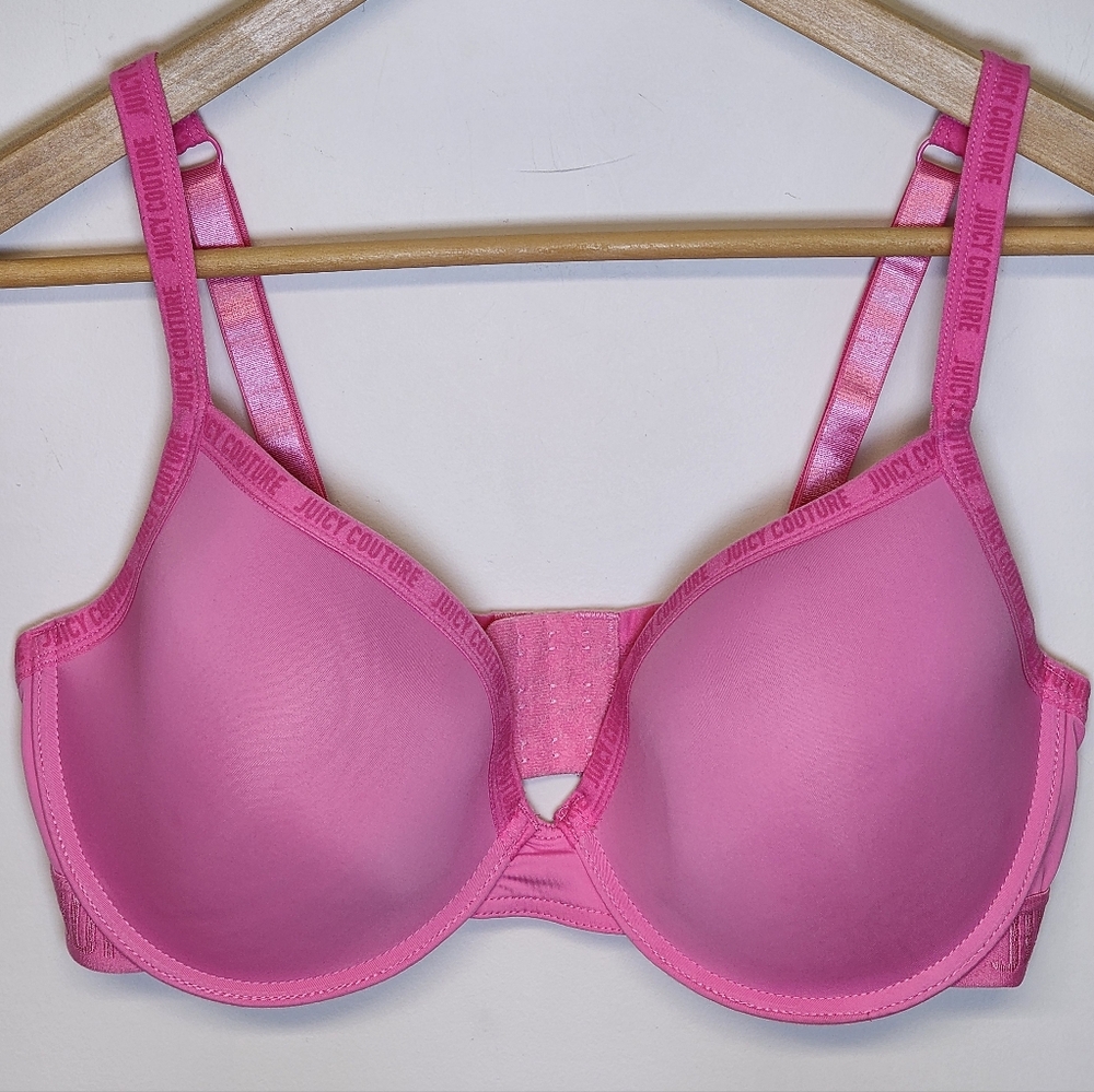 Juicy Couture Vibrant Pink Underwire Bra 38D